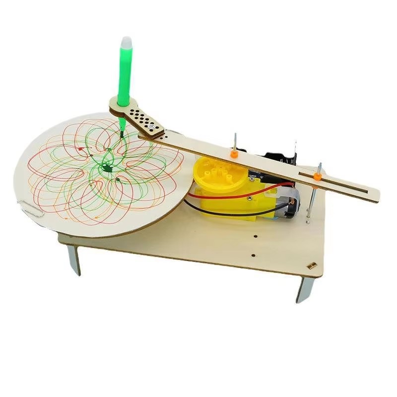 Science Project Robot - DIY Creatieve houten elektrische plotter Tekening