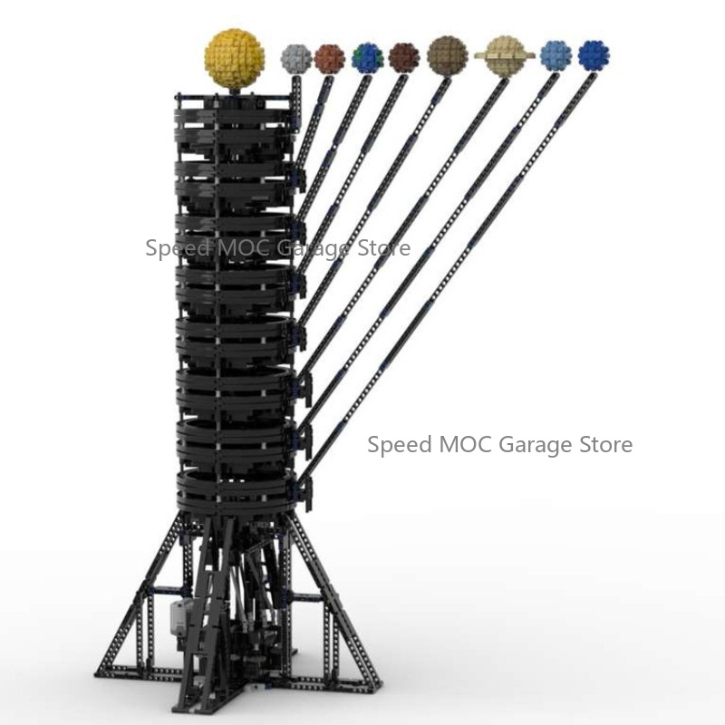 MOC-38774 Mechanisch Zonnestel - Solar System Orrery recensie en prijs