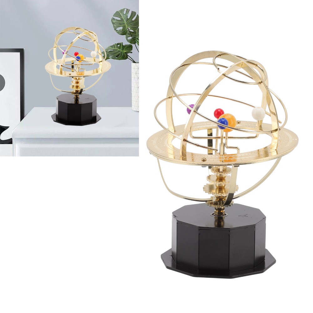 Gouden IJzeren Zonnestelselmod - Solar System Orrery recensie en prijs