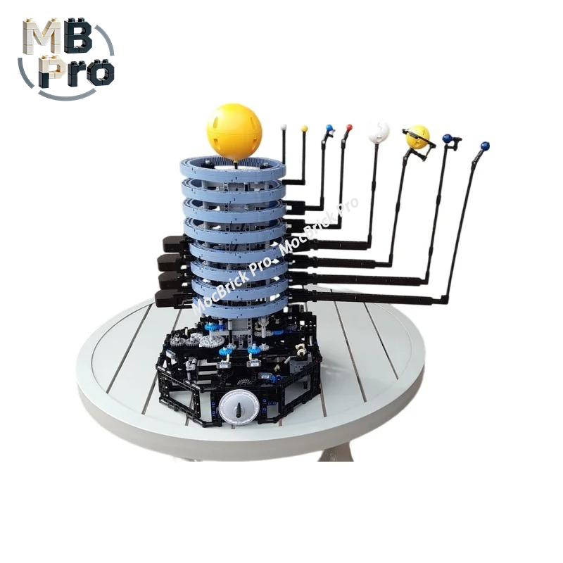 Unieke doe-het-zelf MOC-set, m - Solar System Orrery recensie en prijs