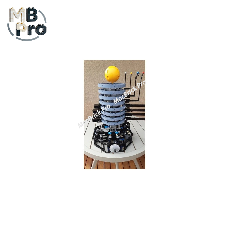Unieke doe-het-zelf MOC-set, m - Solar System Orrery recensie en prijs